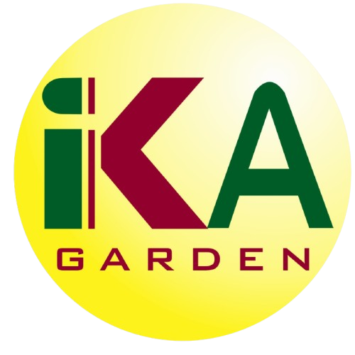 Logotipo de IKA Garden, empresa dedicada a la venta y mantenimiento de jardines.